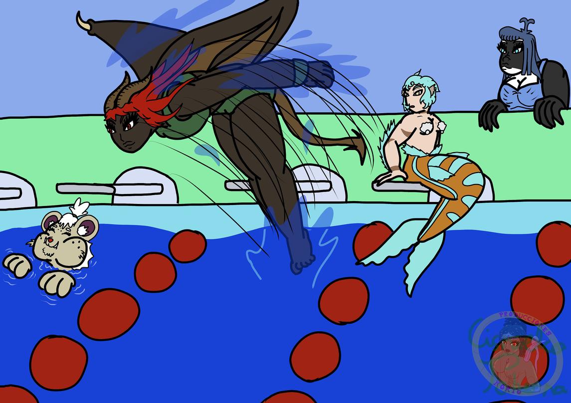Faneolímpicos 2024 Natación.jpg