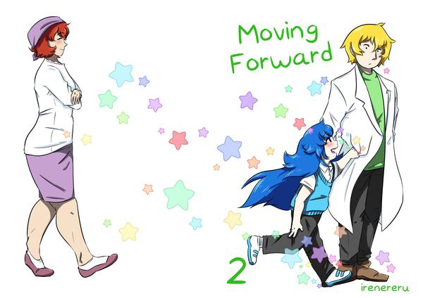Portada del tomo 2 de Moving Forward